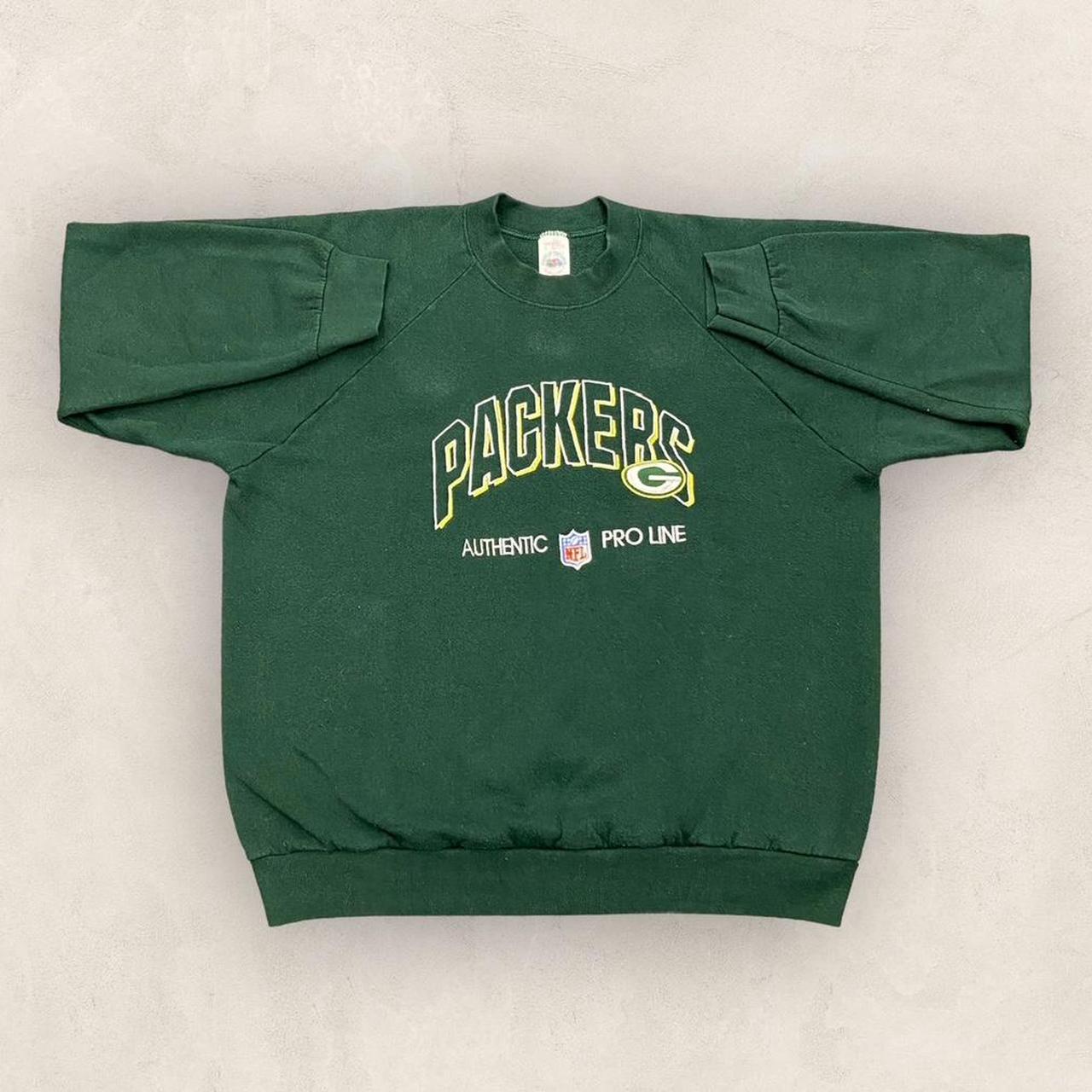 Vintage 90s USA Green Bay Packers NFL American Football promotional graphic sweatshirt