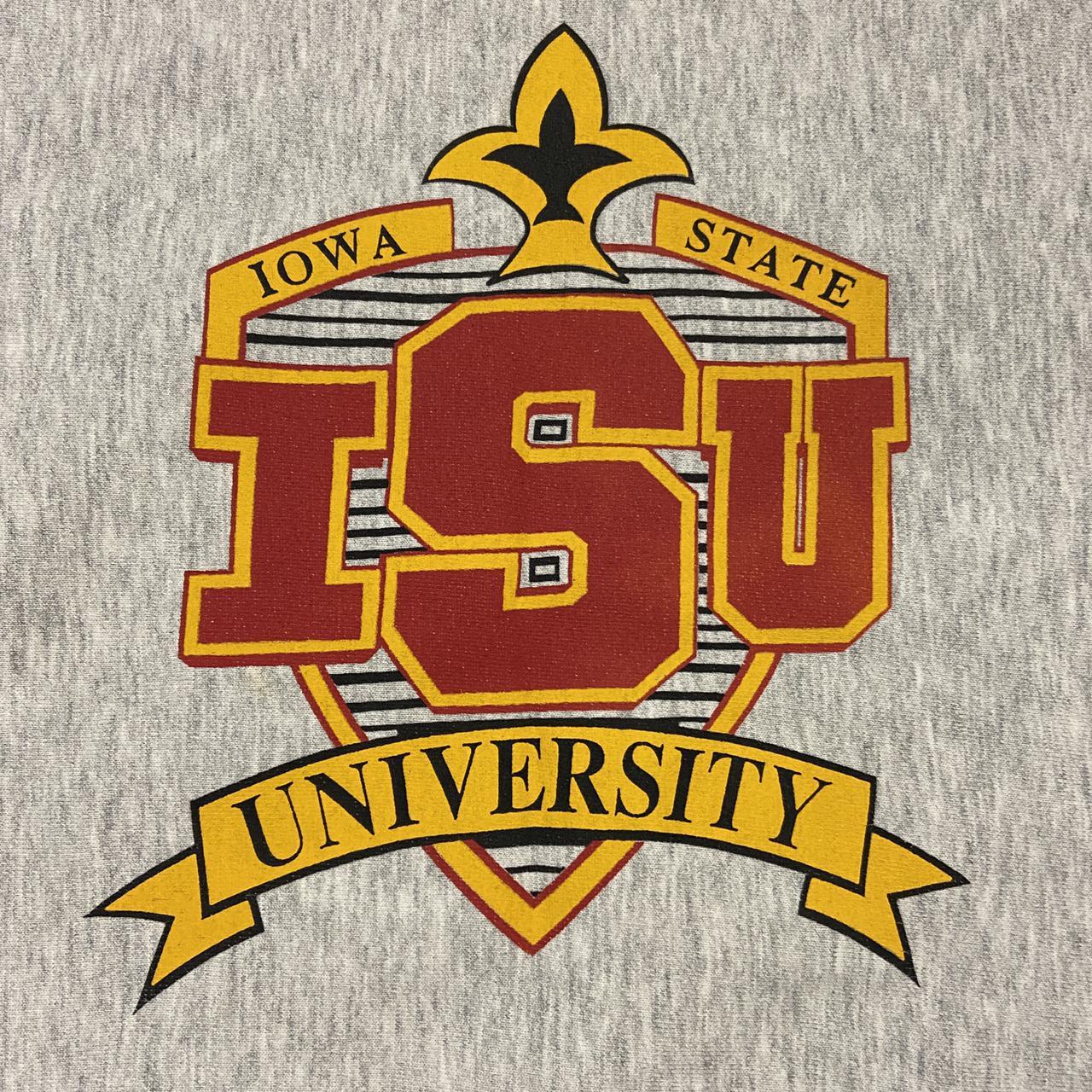 Vintage 90s USA Iowa State University Varsity promotional graphic sweatshirt