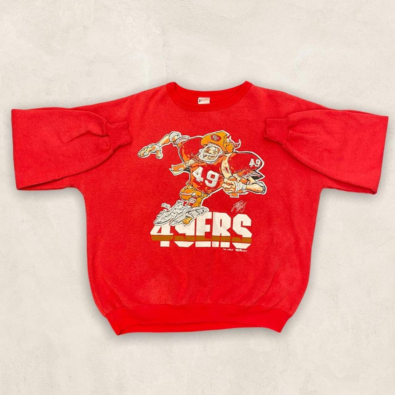 Vintage 90s USA San Francisco 49ers NFL red sweatshirt