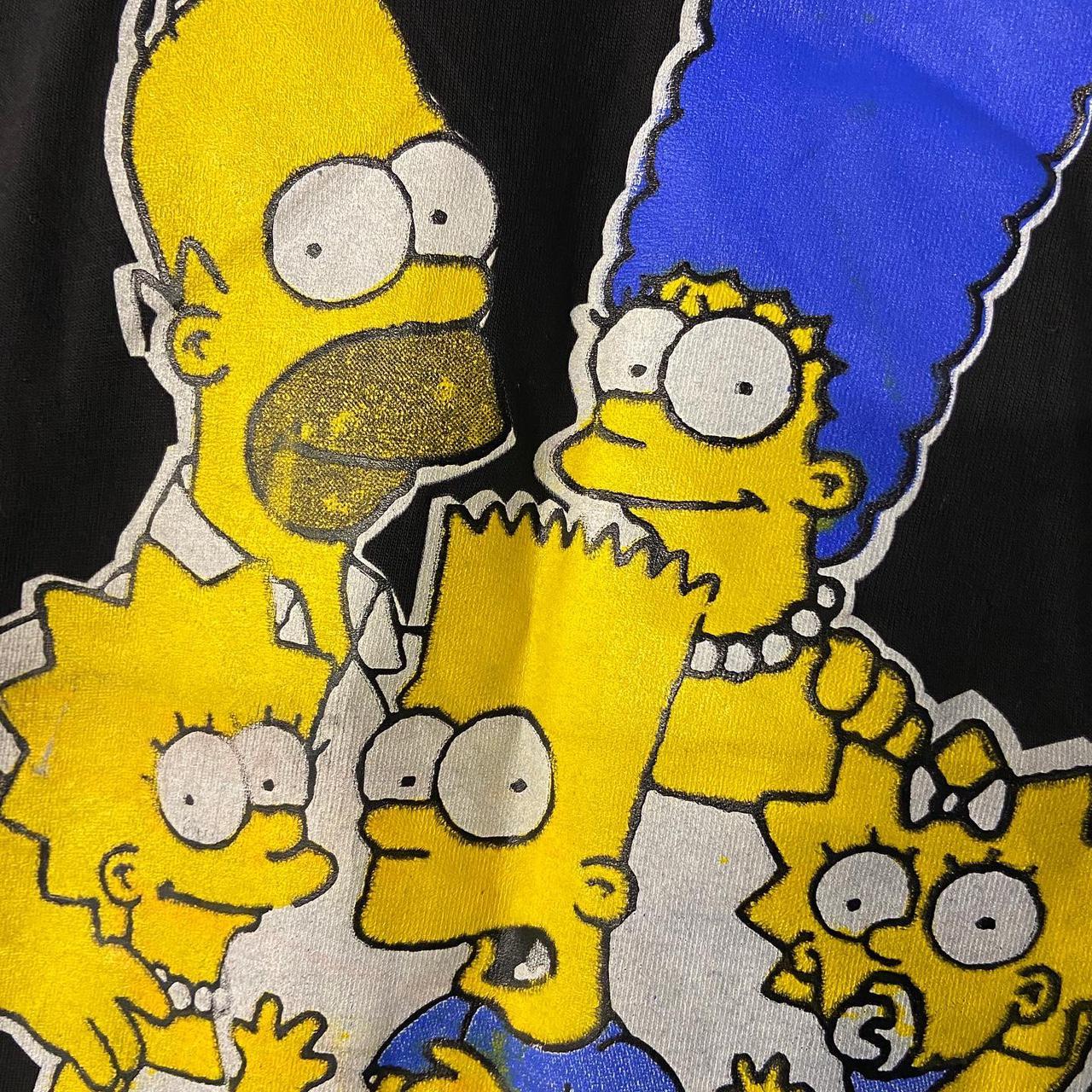 Vintage 90’s ‘the simpsons’ tv show black t-shirt