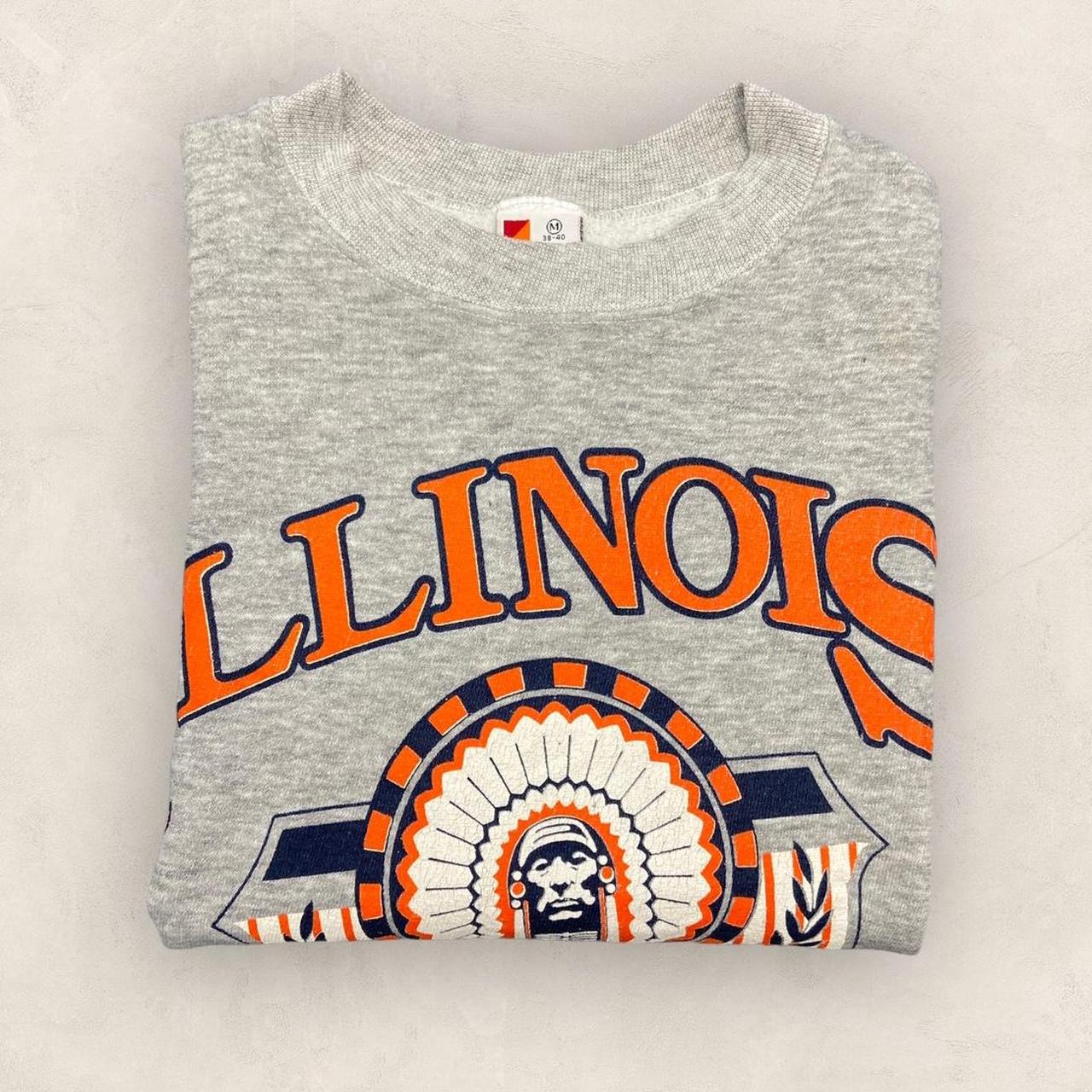 Vintage 90s USA Illinois tourist souvenir promotional graphic sweatshirt