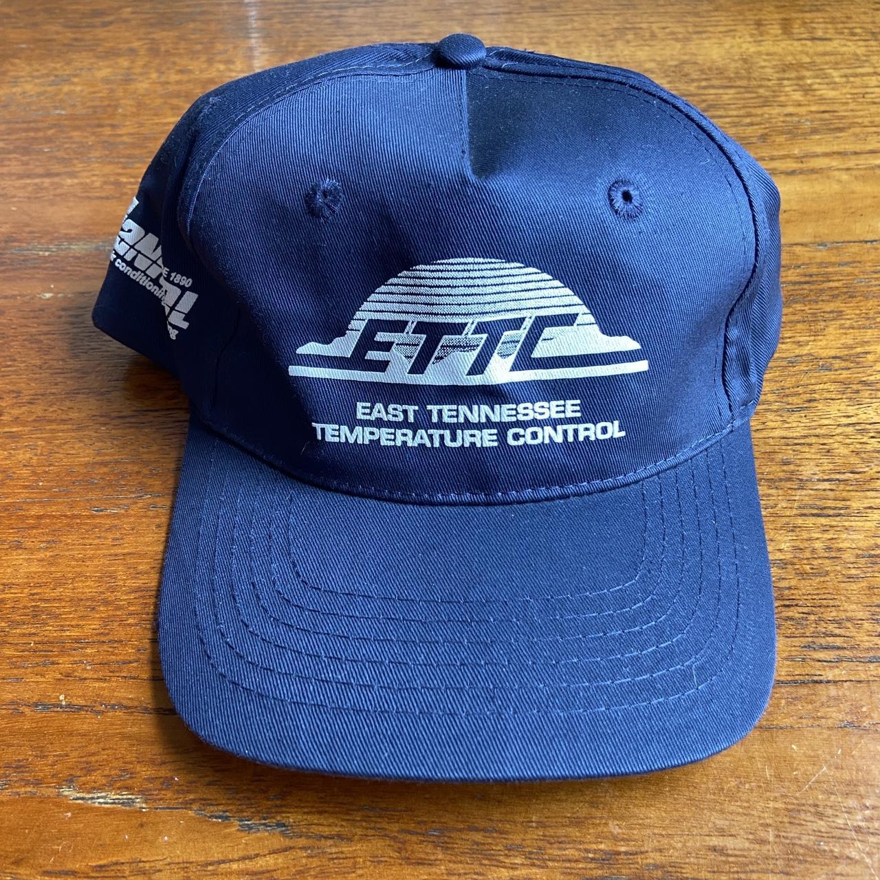 Vintage 90s USA East Tennessee temperature control promotion graphic cap