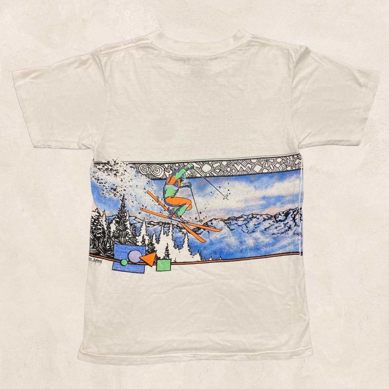 Vintage 90s US Keystone ski resort Colorado snow sports graphic t-shirt