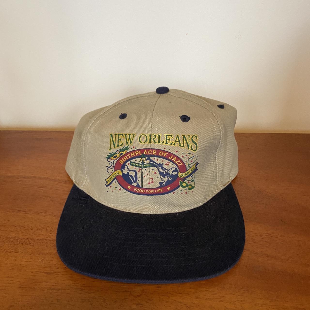 Vintage Y2K 2000s New Orleans jazz tourist souvenir graphic cap