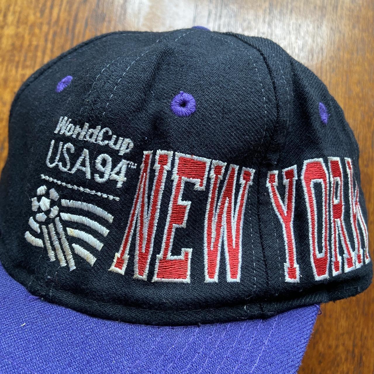 Vintage 90s USA World Cup 94 football tournament New York graphic promotional graphic cap