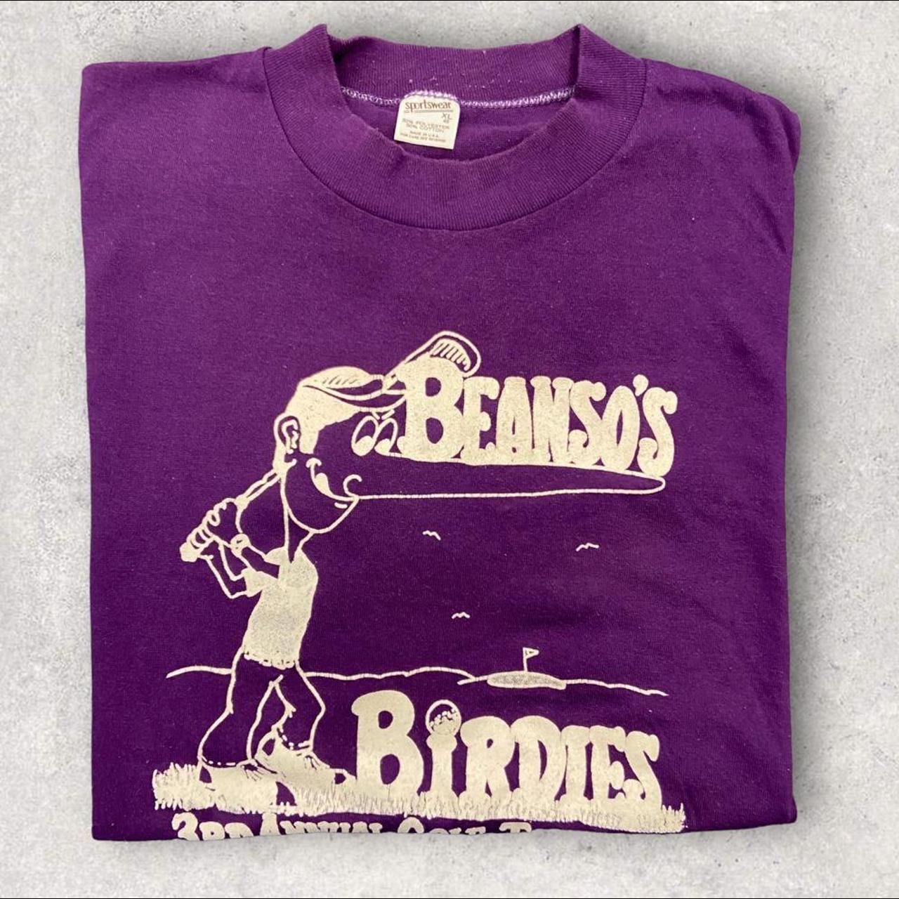 Vintage 90s USA beanso’s birdies golf tournament graphic t-shirt