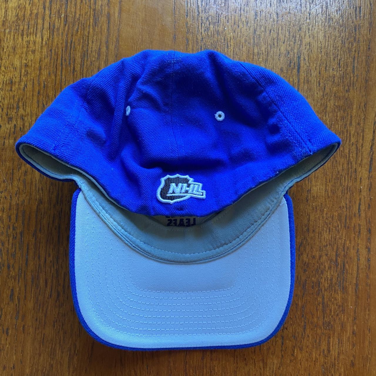 Vintage 90s Toronto Maple Leafs NHL ice hockey embroidered blue baseball cap