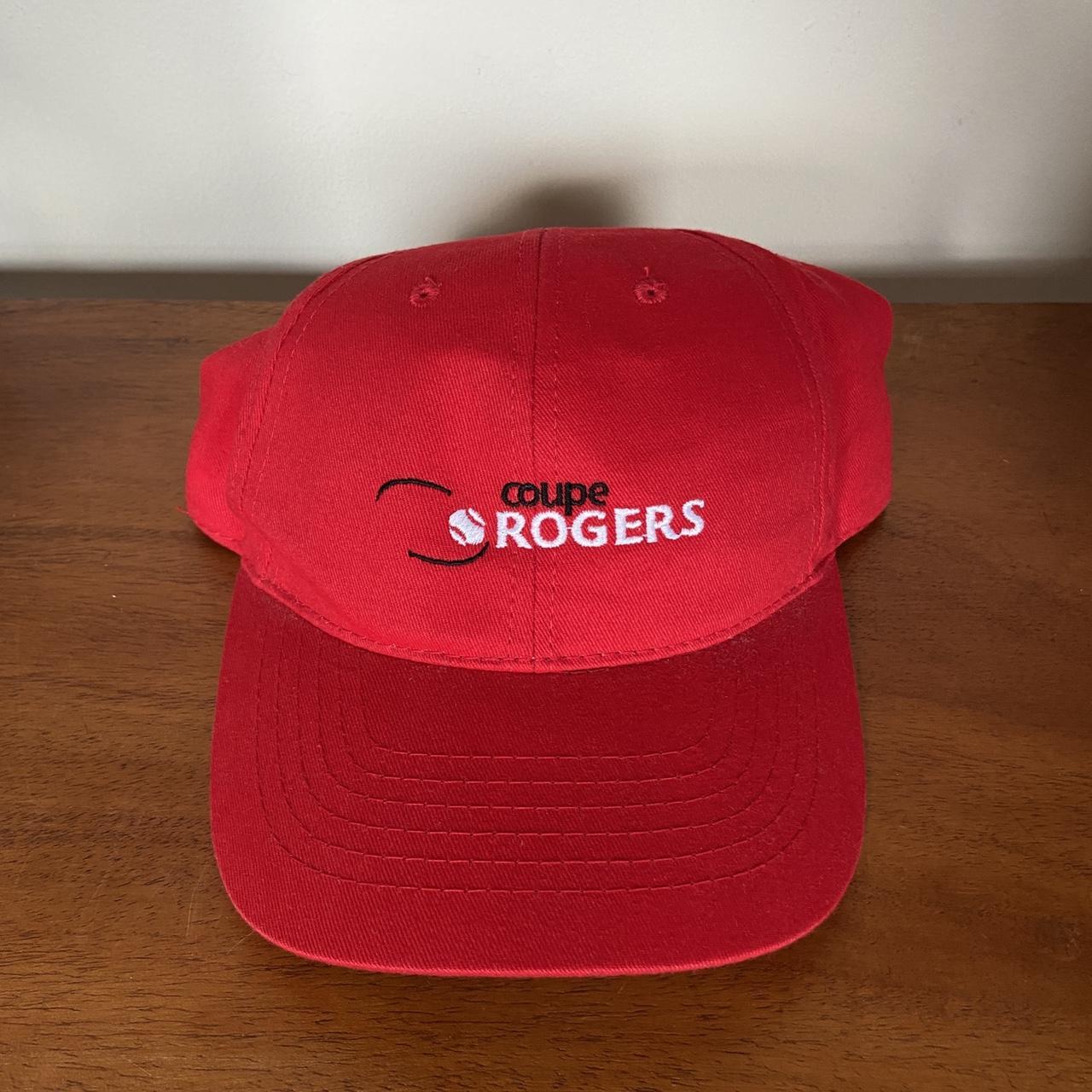 Vintage 90s Rogers Cup Tennis tournament red cap