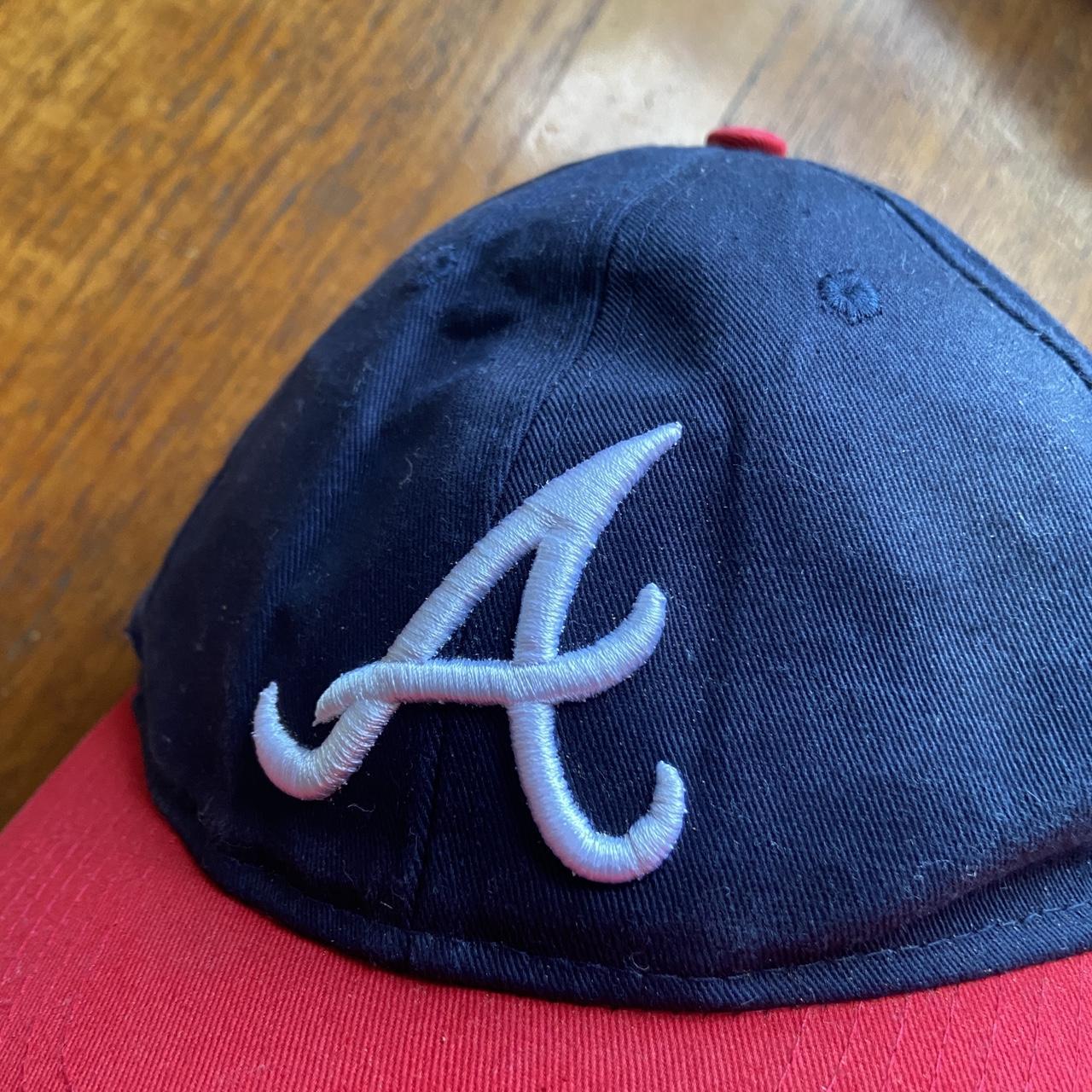 Vintage 90s USA Atlanta Braves MLB baseball promotional embroidered cap