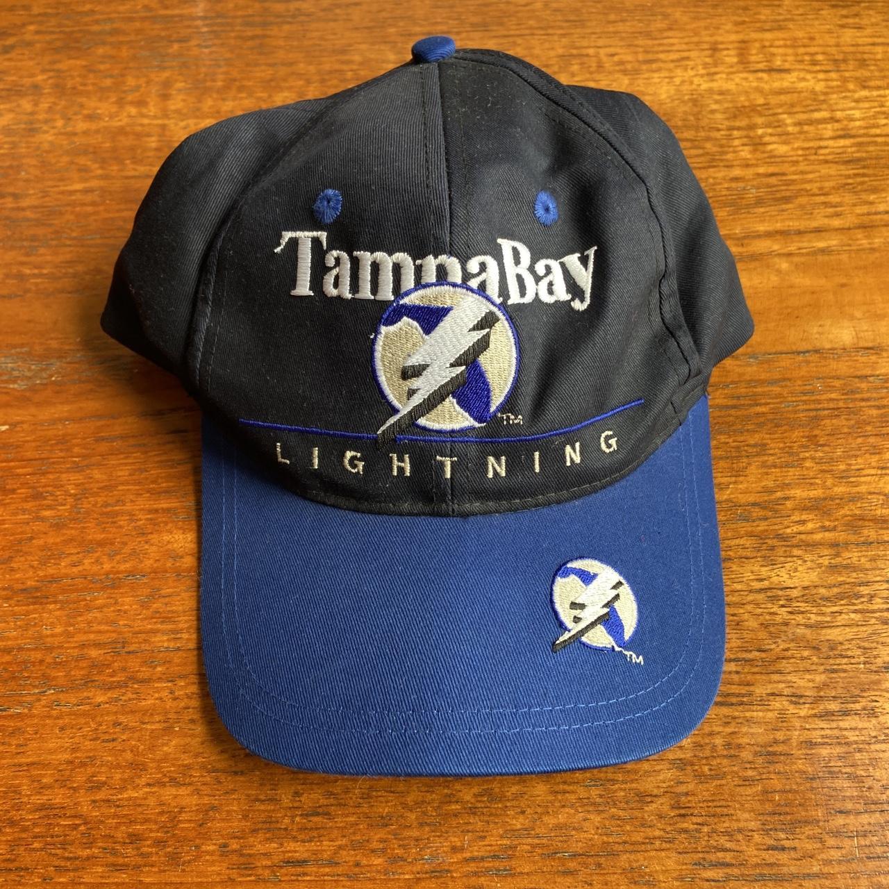 Vintage 90s USA Tampa Bay Lightning NHL ice hockey promotional graphic cap