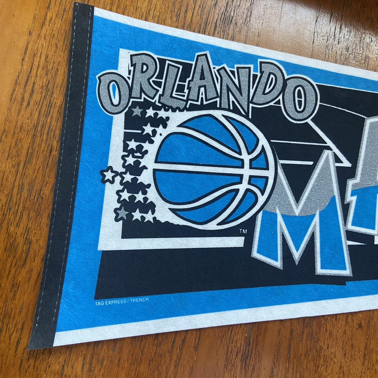 Vintage 90s USA Orlando Magic NBA basketball felt pennant