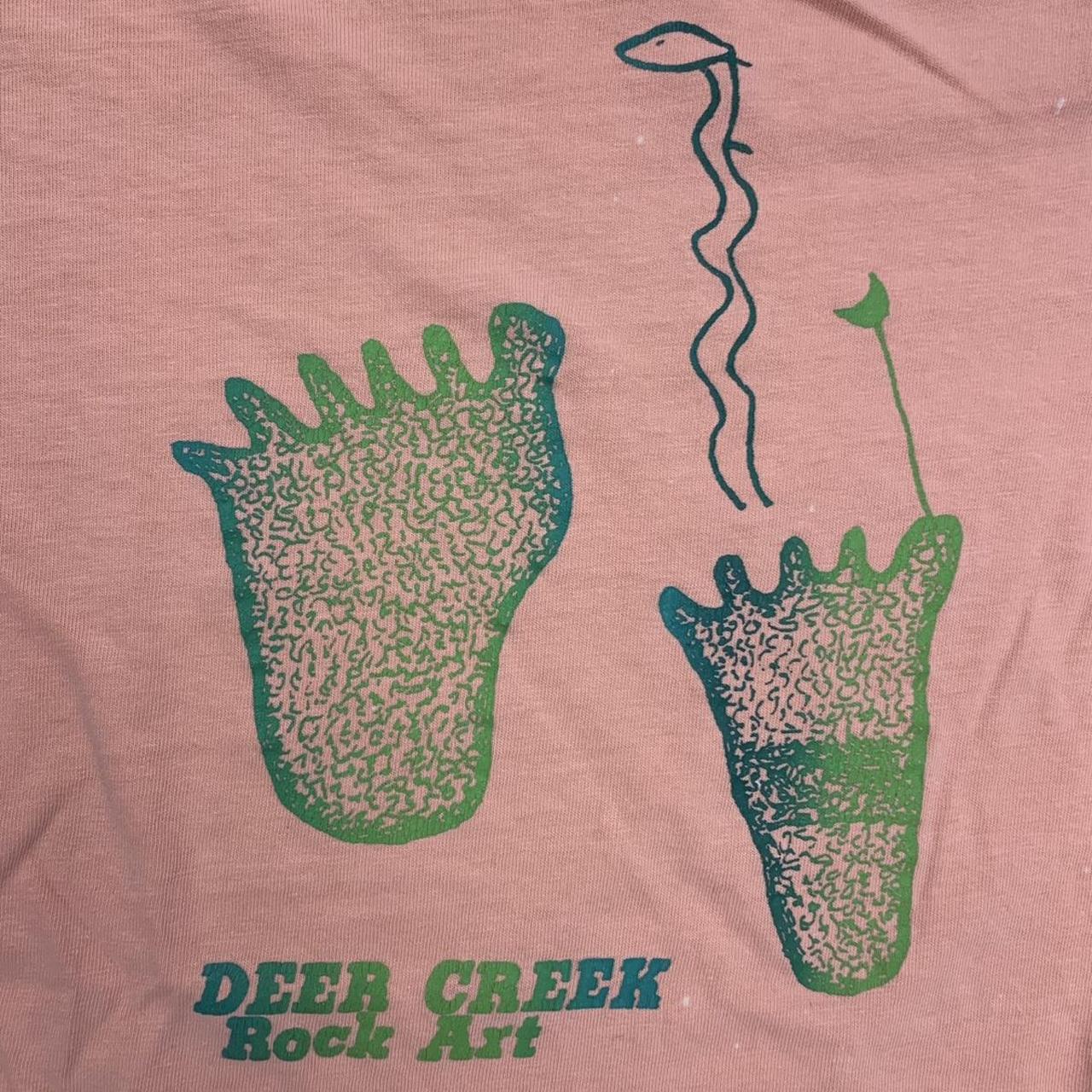 Vintage 90s USA Deer Creek rock art Phoenix Arizona promotional graphic t-shirt