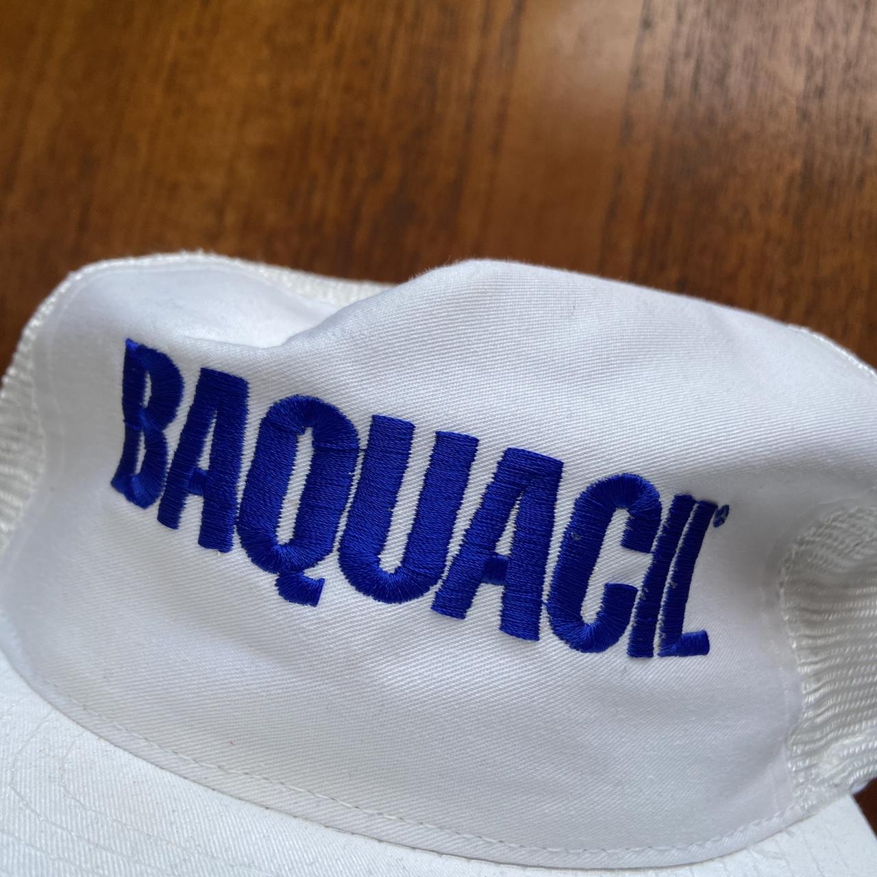 Vintage 90s USA Baquacil sanitiser promotional trucker cap