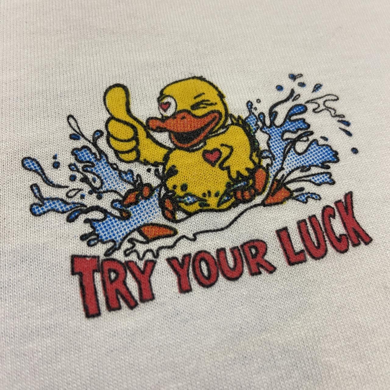 Vintage 90s rubber duck race Windsor Ontario Canada Labour Day weekend promotional graphic t-shirt