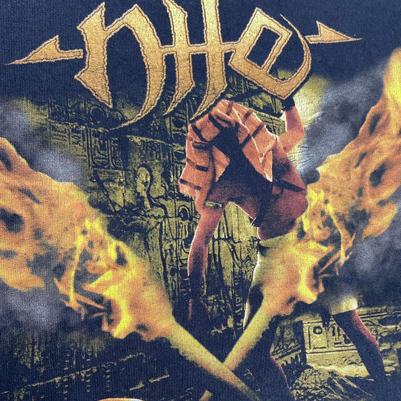 Vintage 2000s Nile band death metal ithyphallic promotional graphic t-shirt