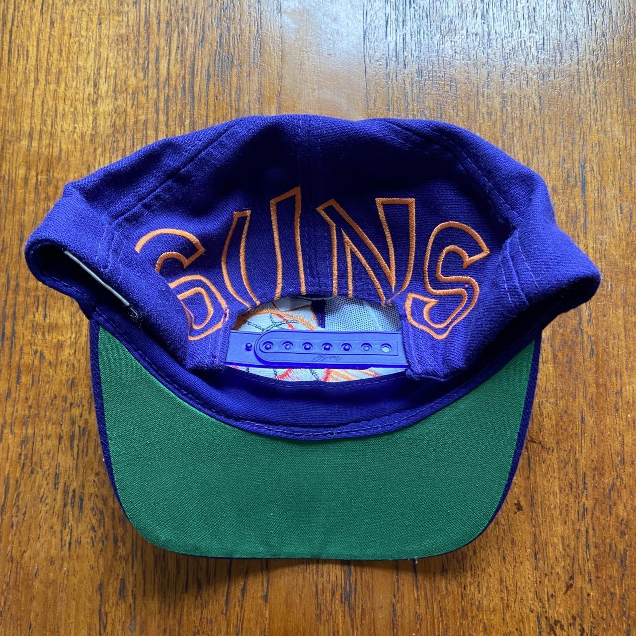 Vintage 90s USA Phoenix Suns NBA basketball embroidered graphic purple cap