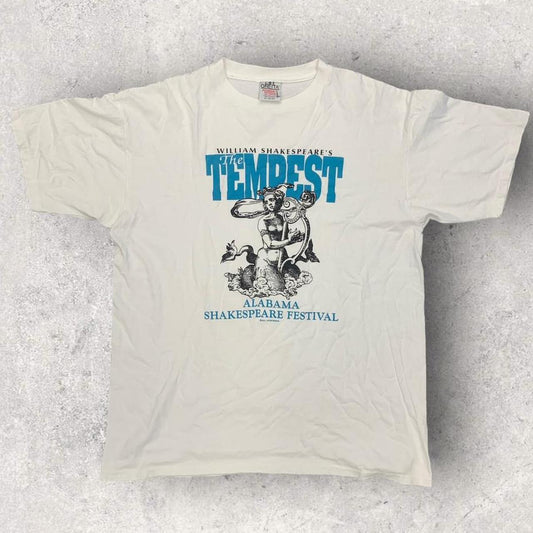 Vintage 90s USA William Shakespeare’s The Tempest Alabama Shakespeare festival graphic t-shirt