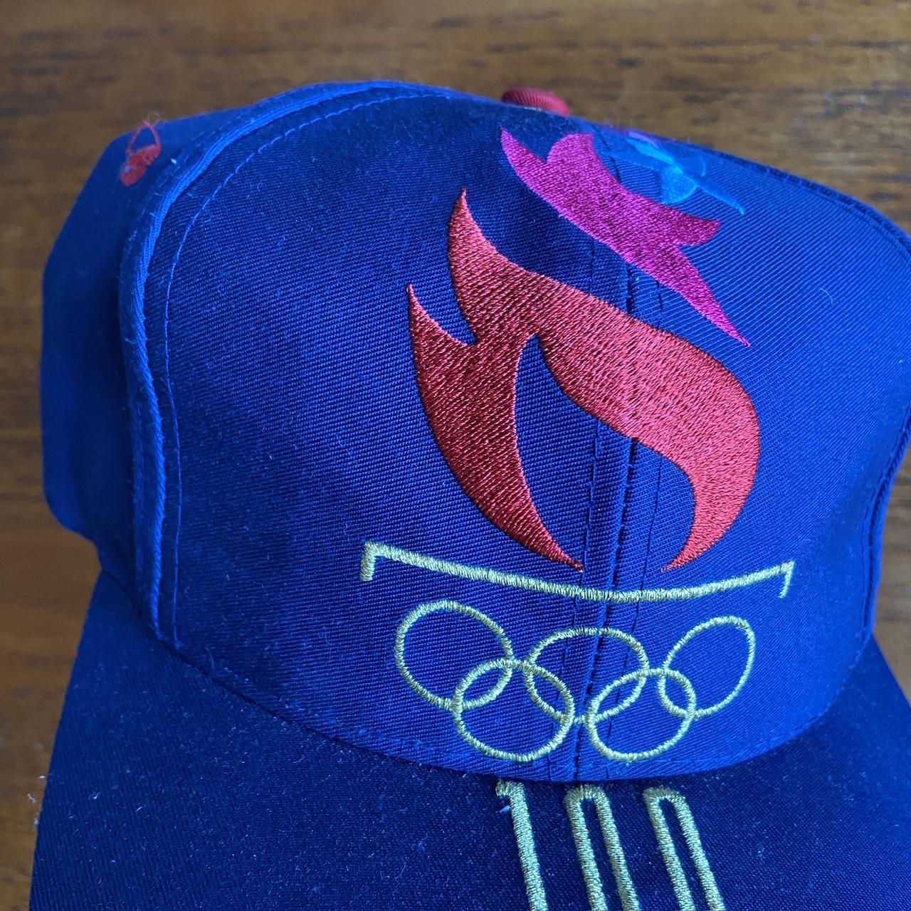 Vintage 90s USA Atlanta Olympics summer games promotional embroidered graphic cap