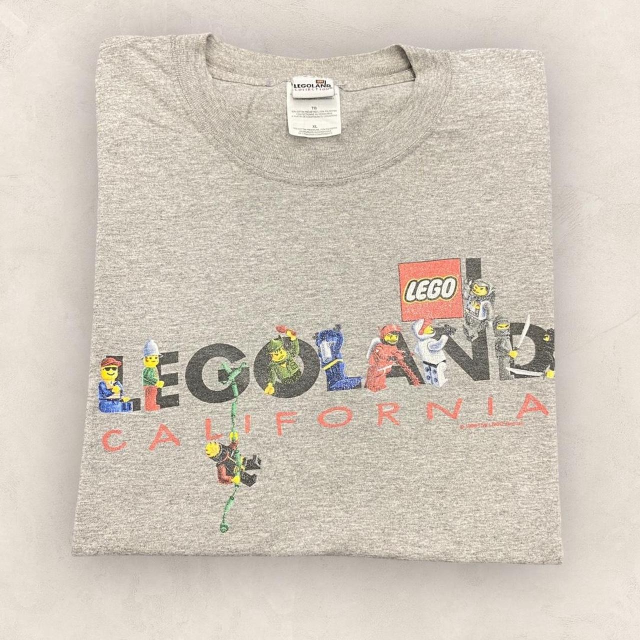 Vintage 90s USA Legoland California theme park promotional graphic t-shirt