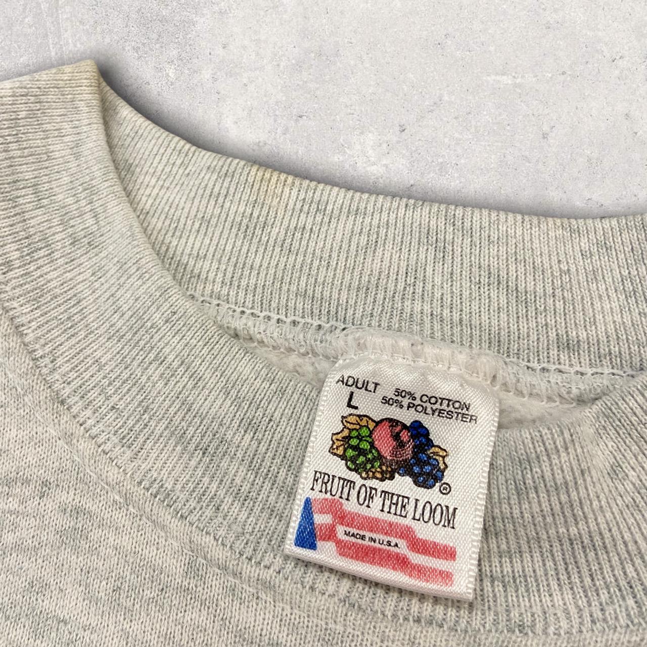 Wisconsin state parks vintage 90s grey sweatshirt