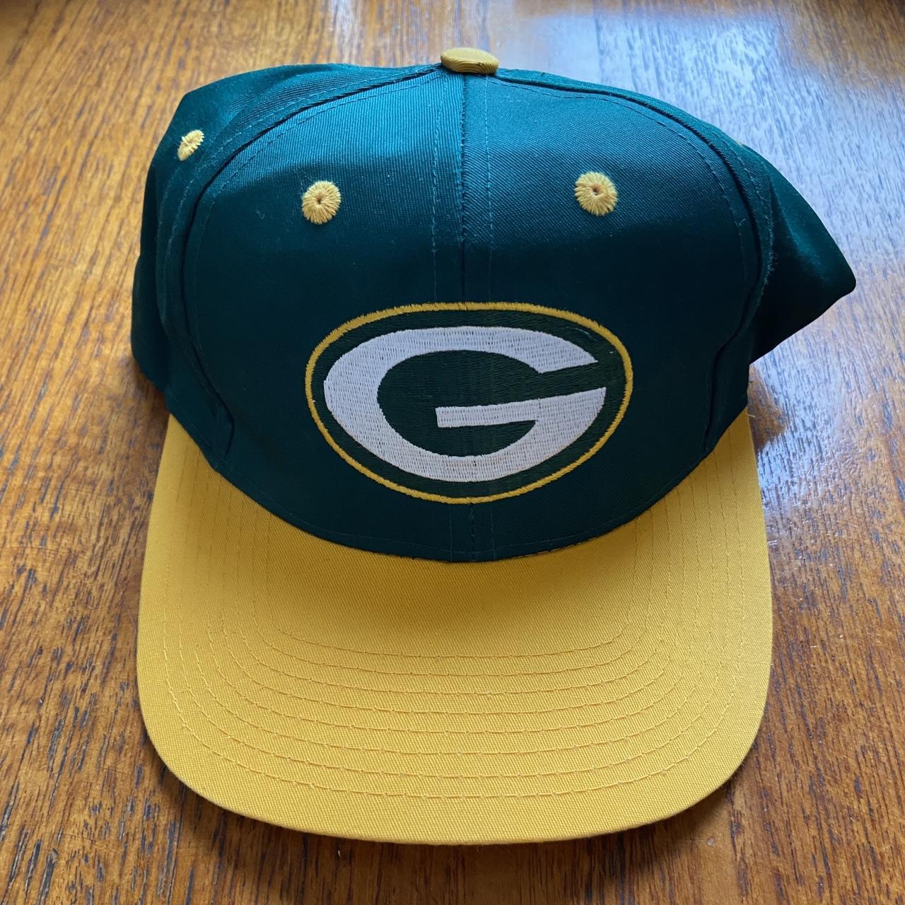 Vintage 90s USA Green Bay Packers NFL American Football embroidered graphic cap