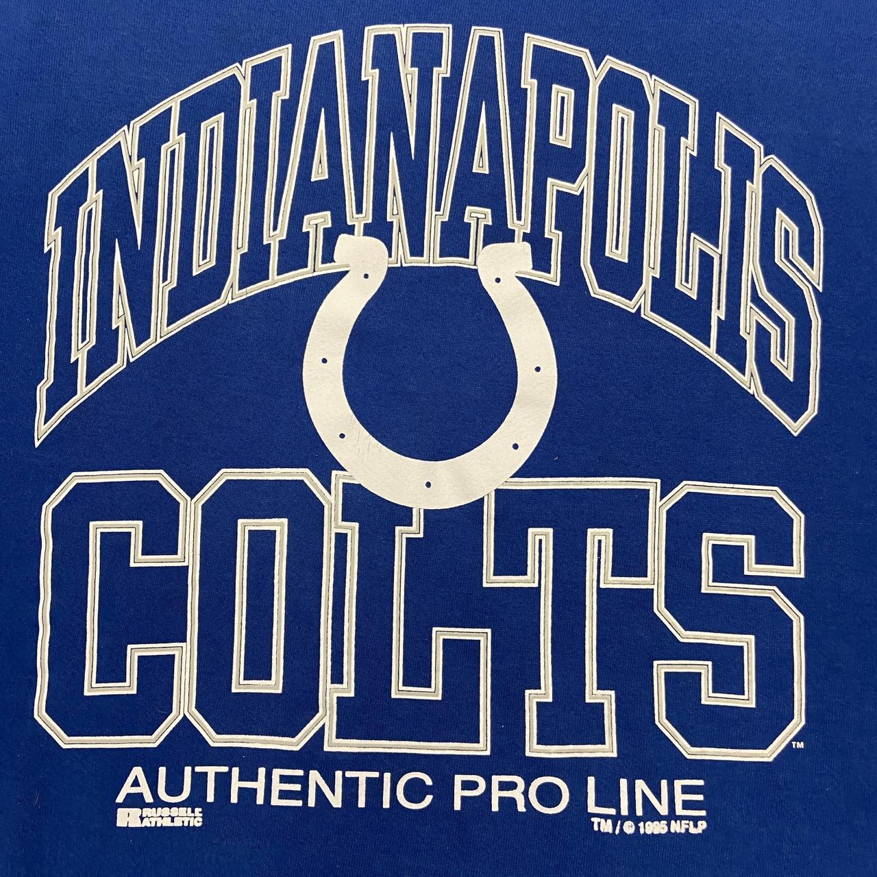 Vintage 90s USA Indianapolis Colts NFL American football promotional graphic sweatshirt