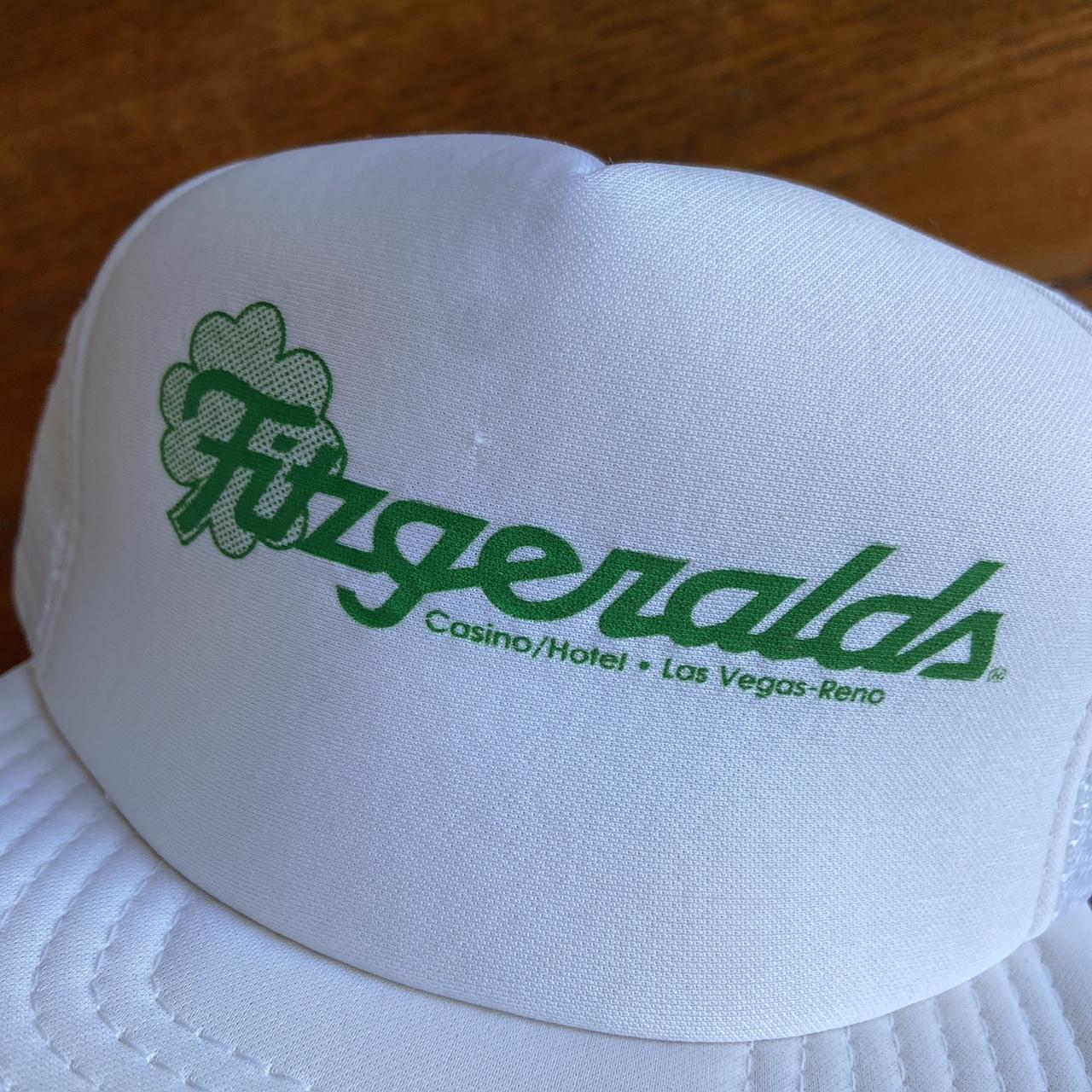 Vintage 90s USA Fitzgeralds casino hotel Las Vegas Reno promotional graphic trucker cap