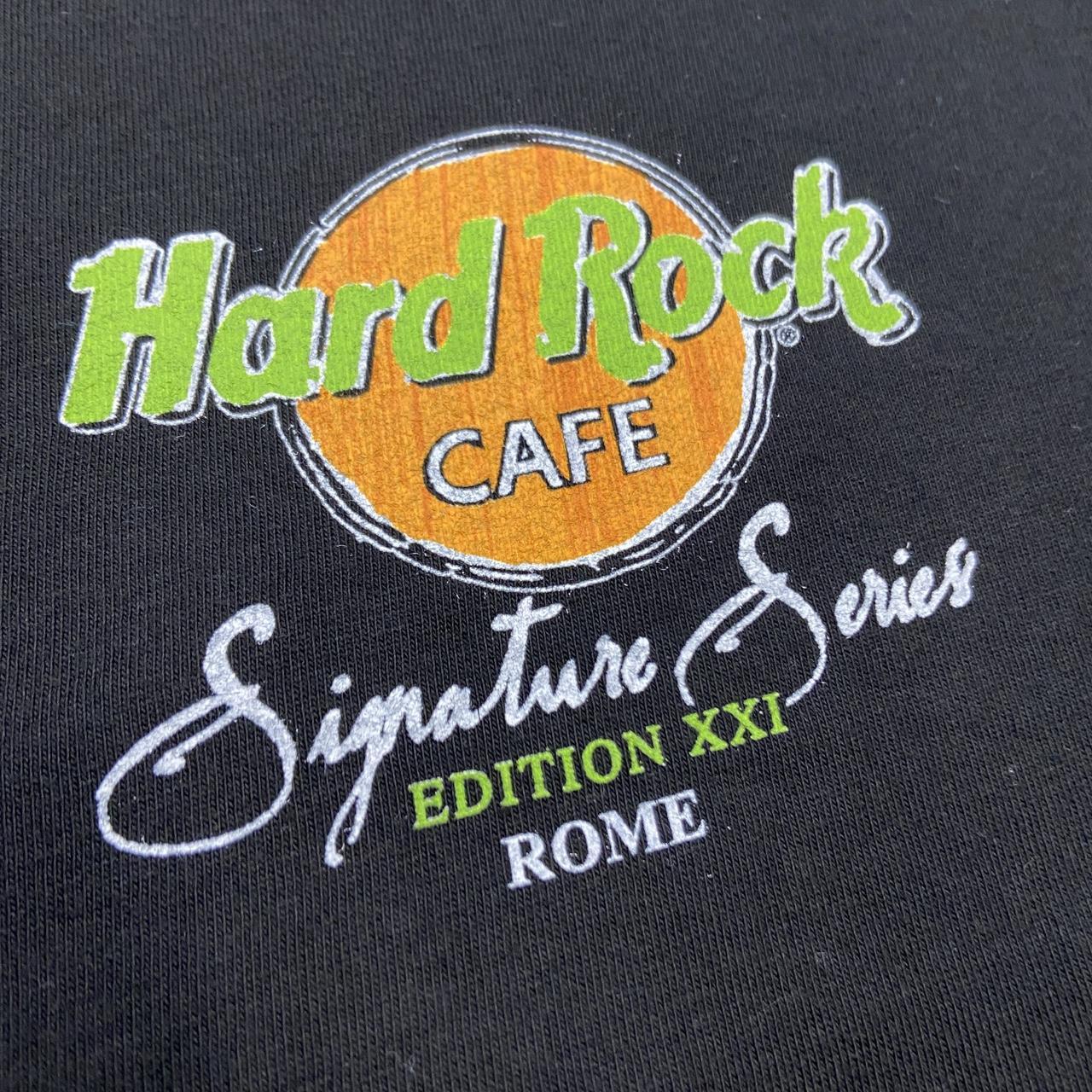 Vintage 90s USA Hard Rock Cafe Rome Signature series Bruce Springsteen graphic t-shirt