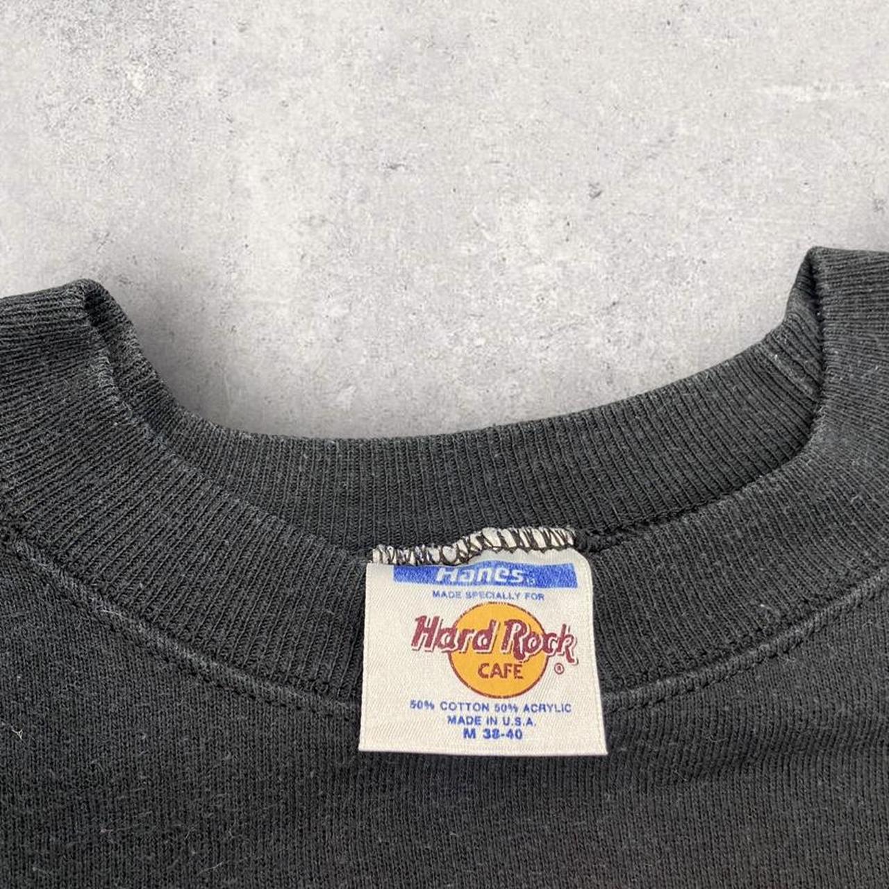 Vintage 90s USA Hard Rock Cafe Mardi Gras New Orleans promotional graphic sweatshirt