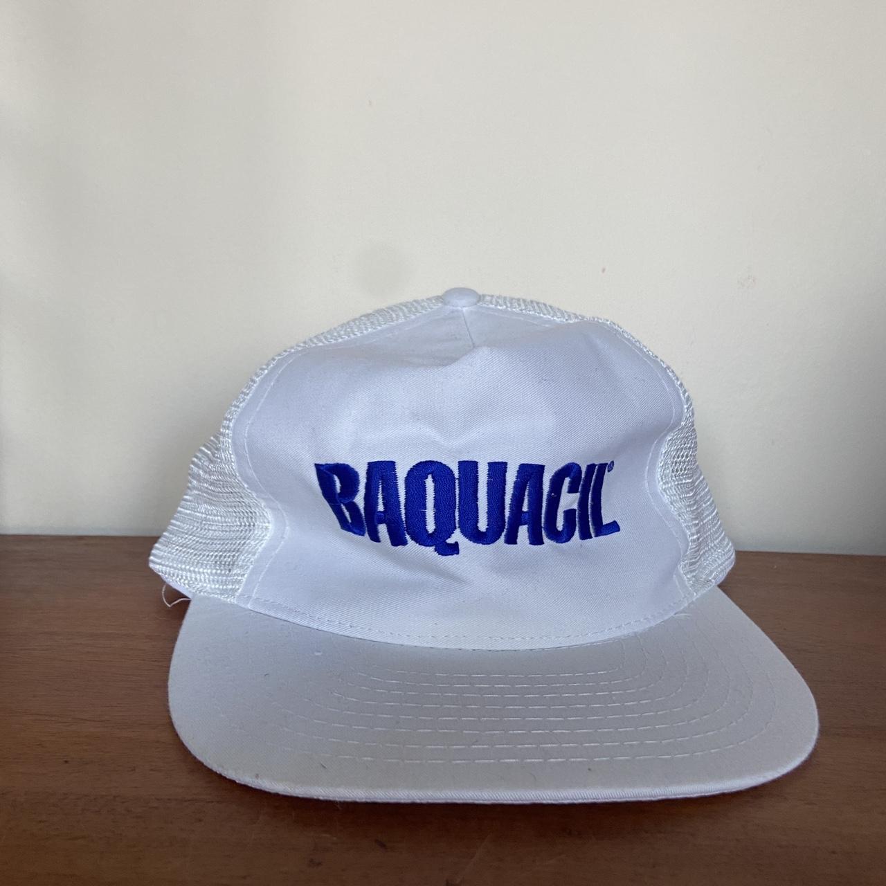 Vintage 90s USA Baquacil sanitiser promotional trucker cap