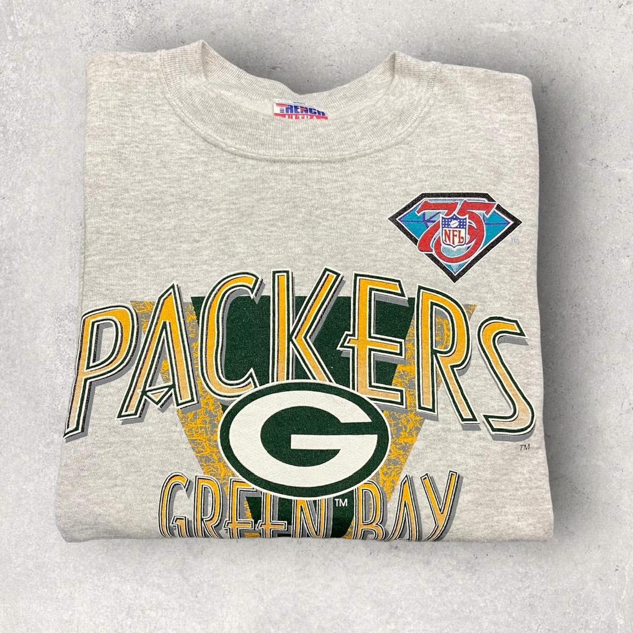 Vintage 90s USA Green Bay Packers NFL American Football promotional graphic sweatshirt