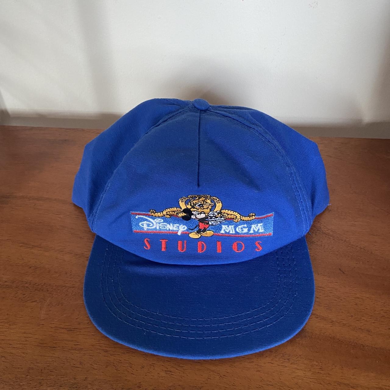 Vintage 90s USA Disneyland MGM Studios Theme Park blue cap