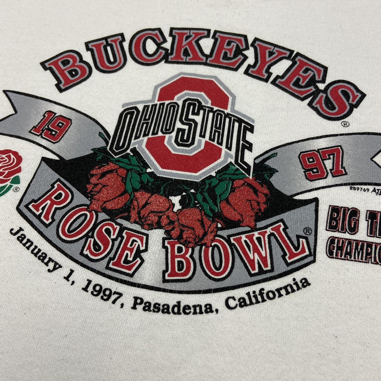 Vintage 90s USA Ohio State Buckeyes NFL American Football rose bowl promotional graphic sweatshirt