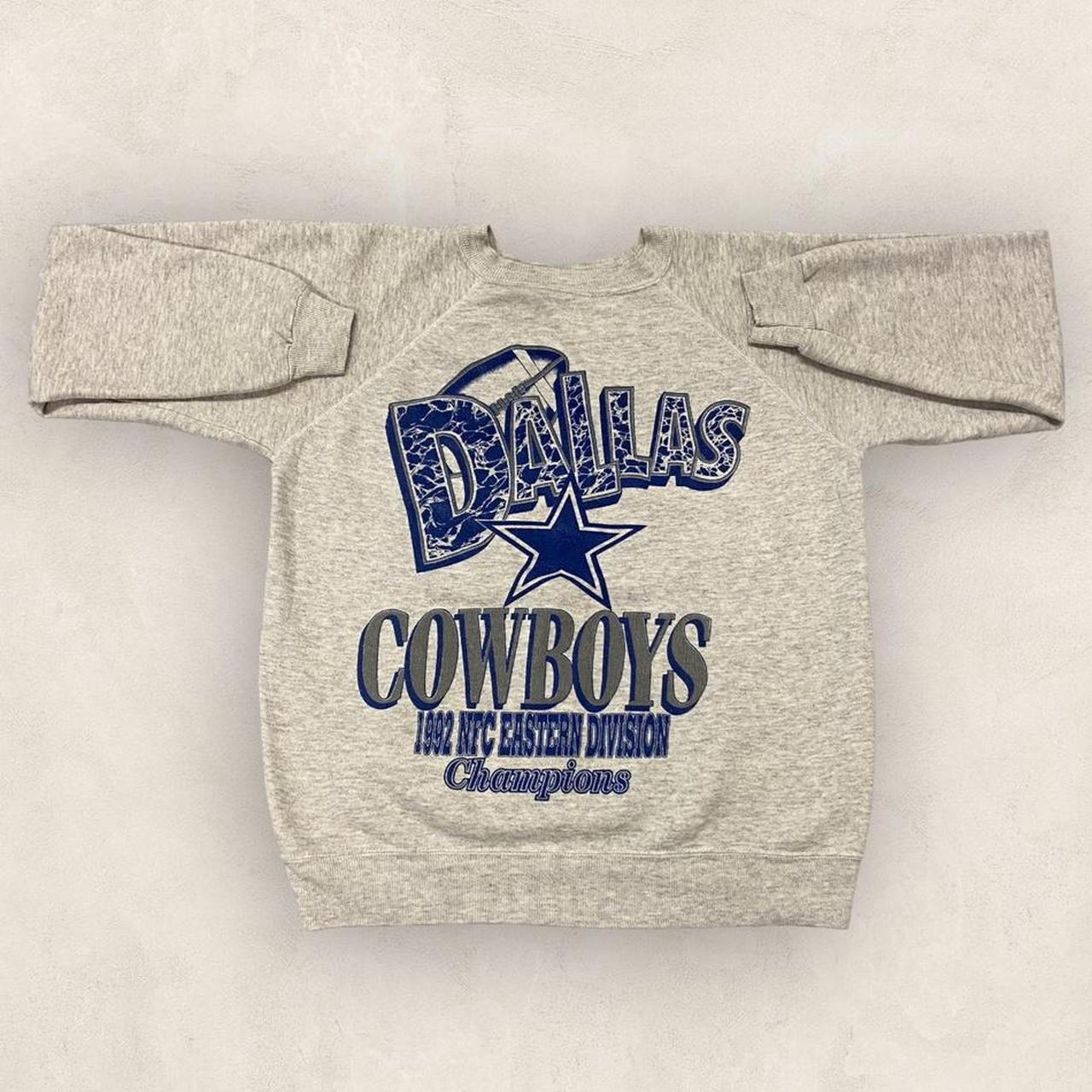 Vintage 90s USA Dallas Cowboys NFL American Football promotional graphic sweatshirt