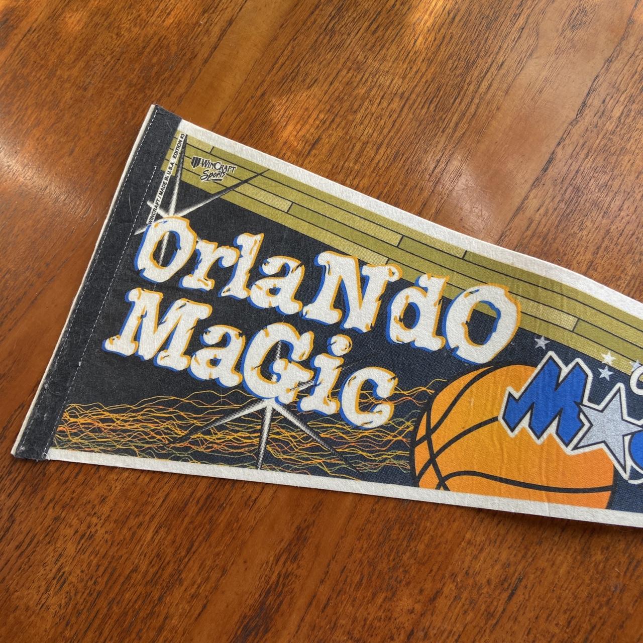 Vintage 90s USA Orlando Magic NBA basketball felt pennant