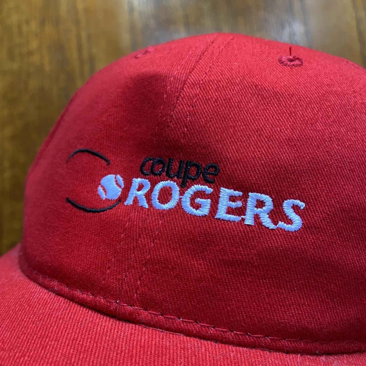 Vintage 90s Rogers Cup Tennis tournament red cap