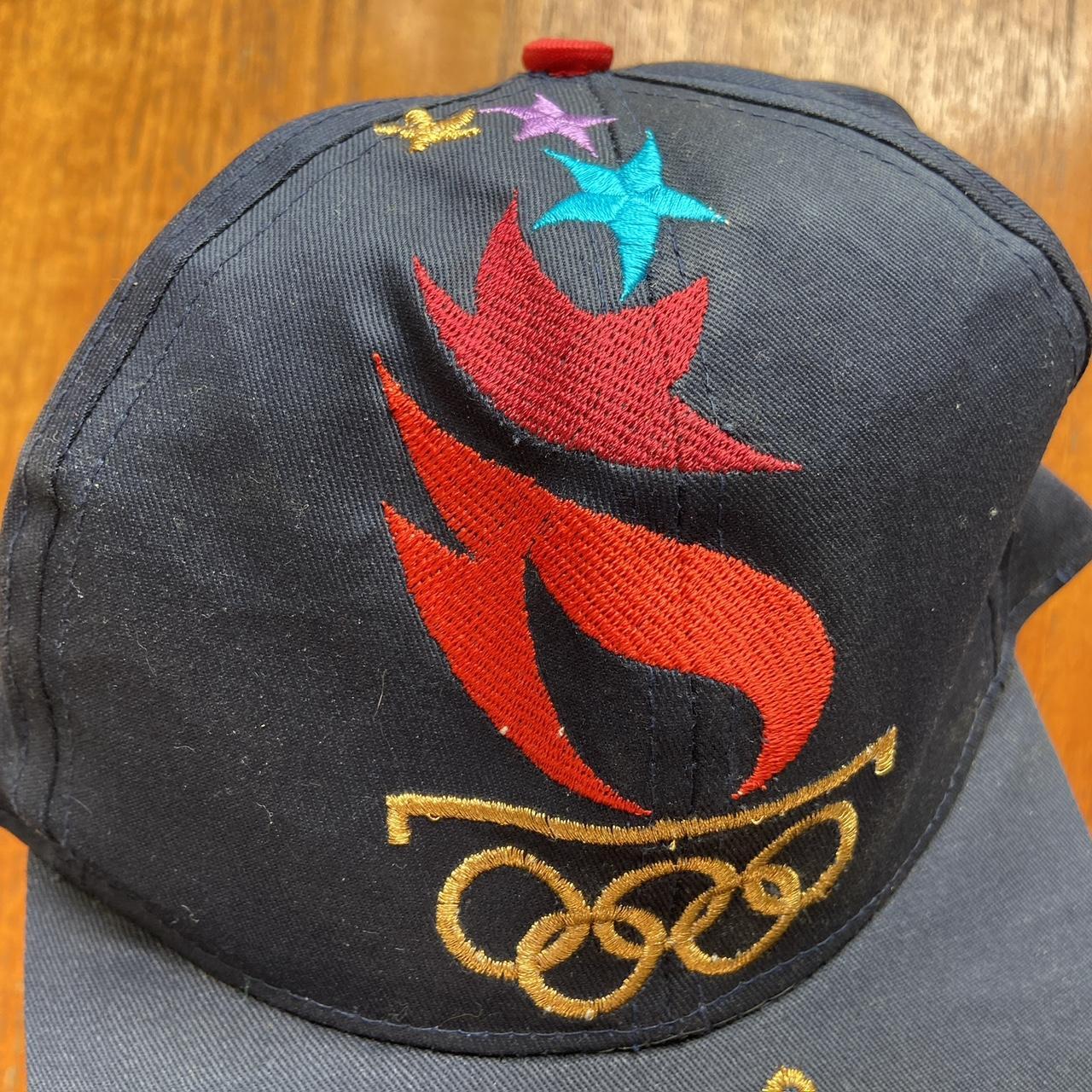 Vintage 90s USA Atlanta Olympics summer games promotional graphic cap