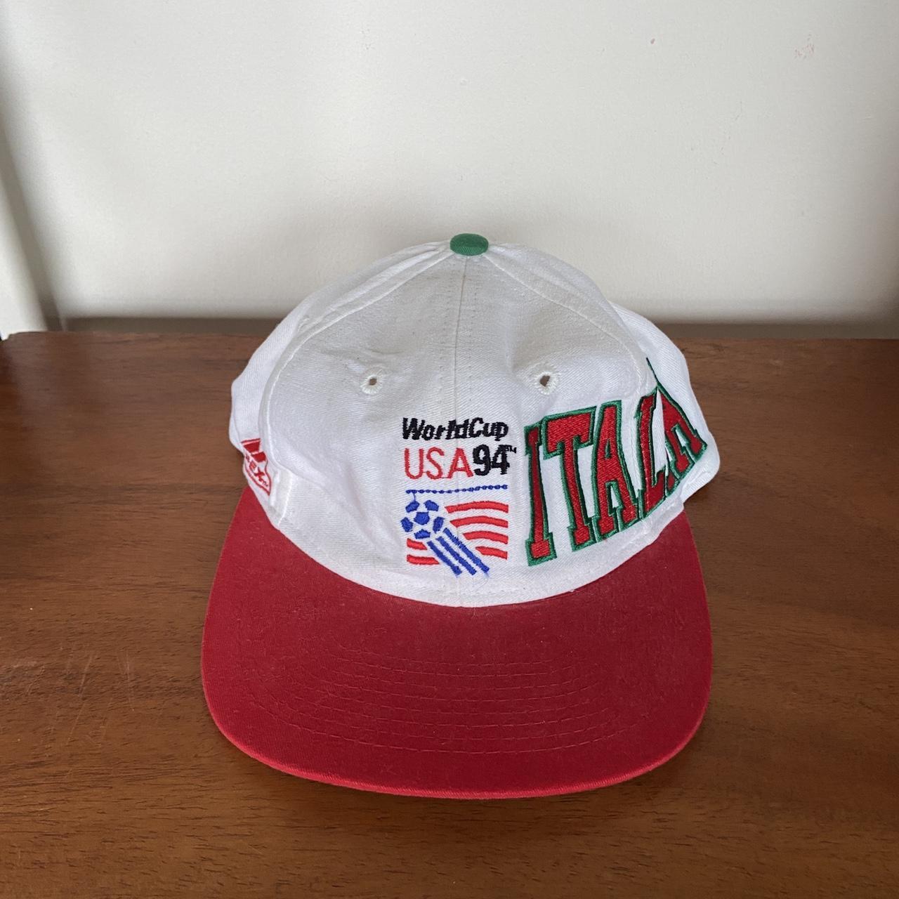 Vintage 90s USA world cup 94 football tournament Italy graphic promotional graphic cap