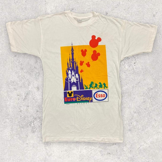 Vintage 90s Esso Disney Eurodisney resort graphic t-shirt