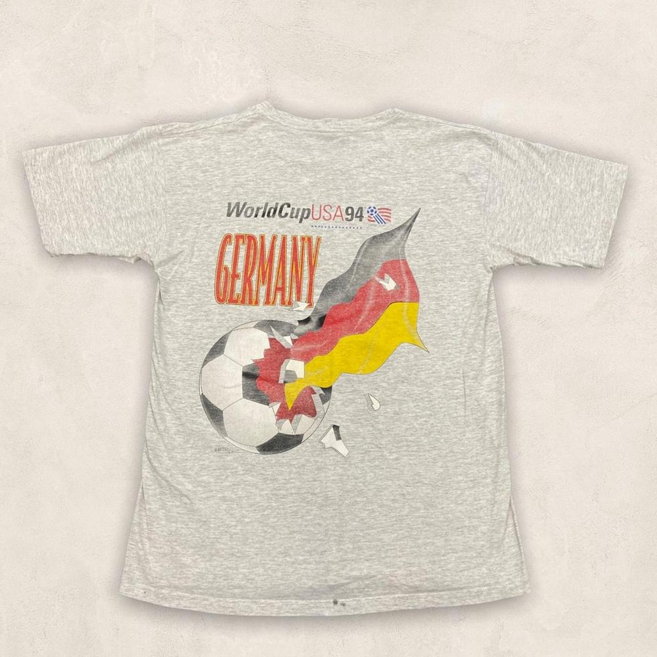 Vintage 90s USA World Cup 94 Germany graphic grey t-shirt