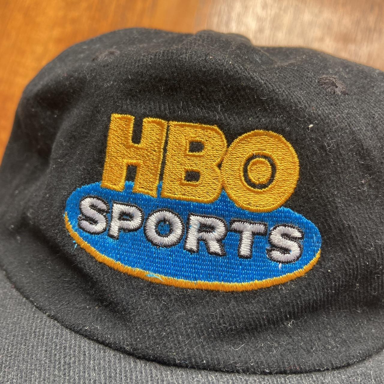 Vintage 90s USA HBO Sports news promotional graphic cap