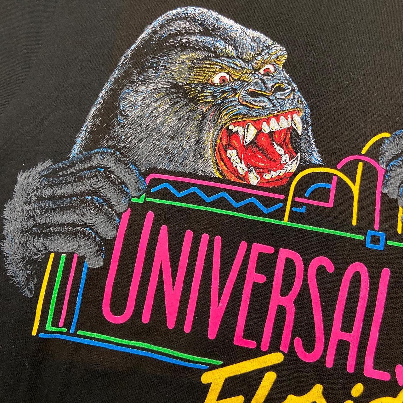 Vintage 90s dead stock universal studios x King Kong ride promotional t-shirt