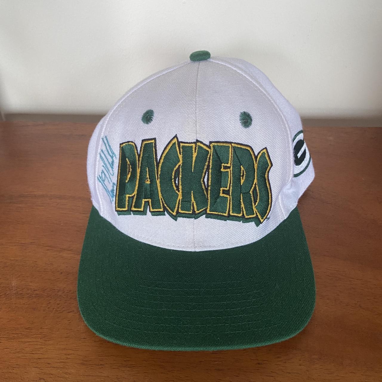 Vintage 90s USA Green Bay Packers NFL American Football embroidered graphic cap