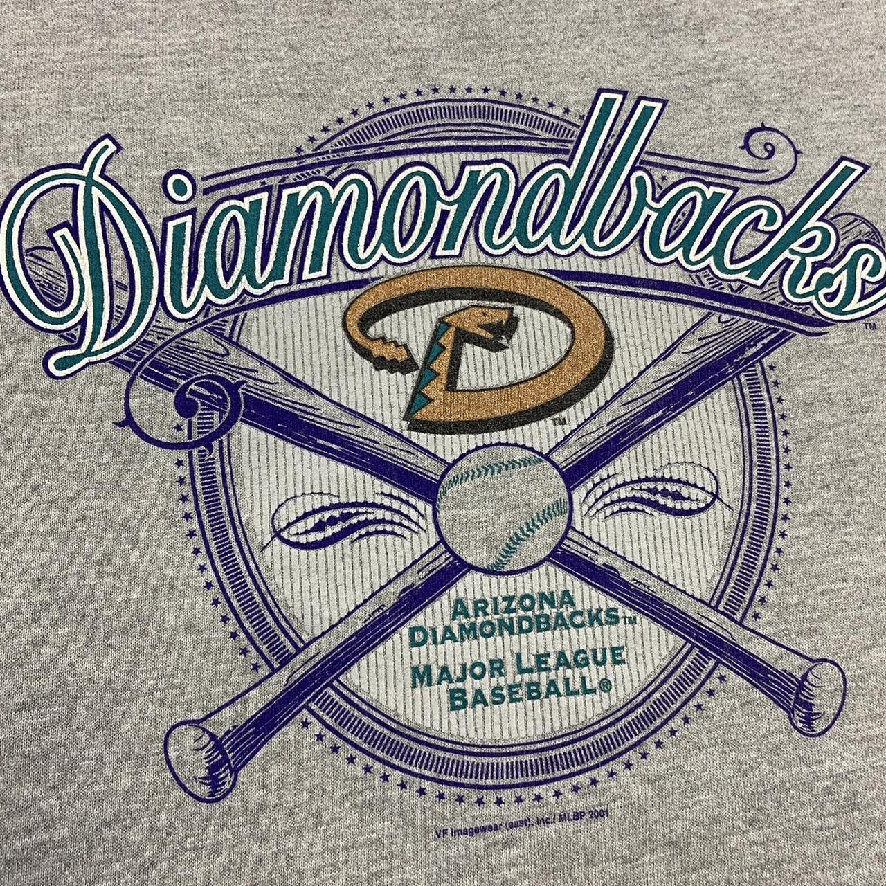 Vintage 2000s Y2K Arizona Diamondbacks MLB Major League Baseball promotional graphic sweatshirt