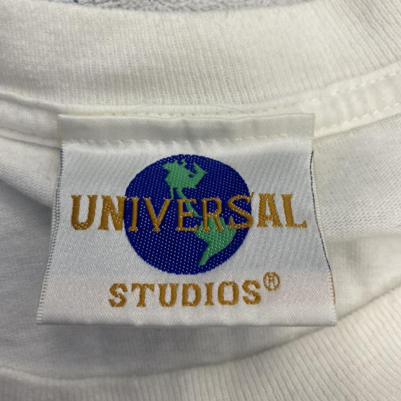 Vintage 90s USA Udder Thrills Universal Studios Theme Park White T-shirt