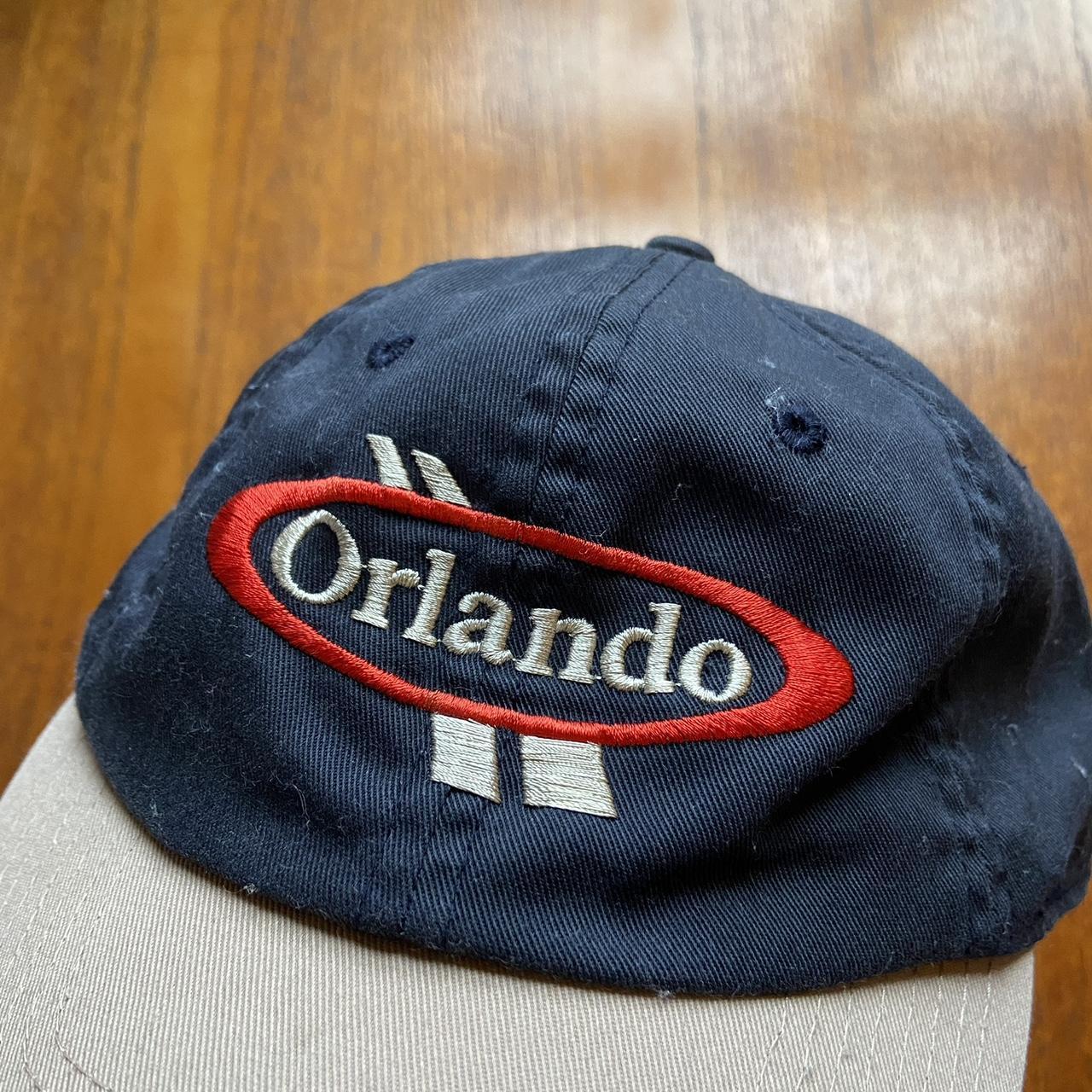 Vintage 90s USA Orlando tourist souvenir graphic cap