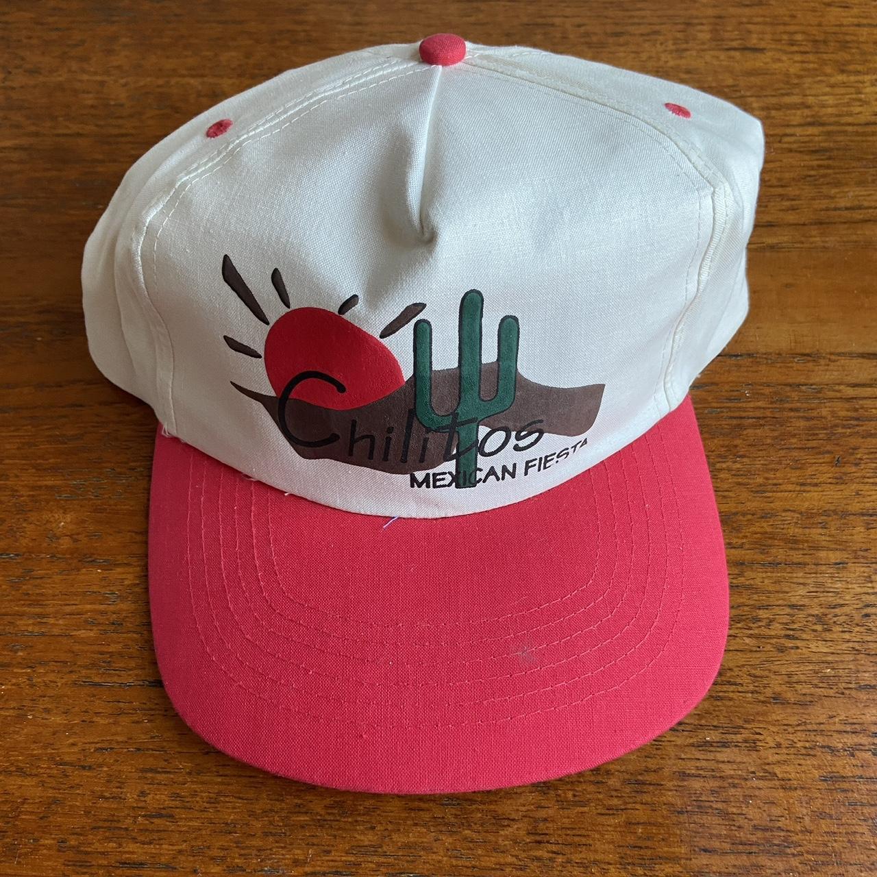 Vintage 90s USA Chilitos Mexican Fiesta promotional graphic cap