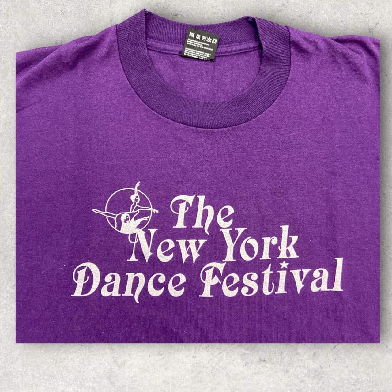 Vintage 90s USA the New York dance festival graphic t-shirt