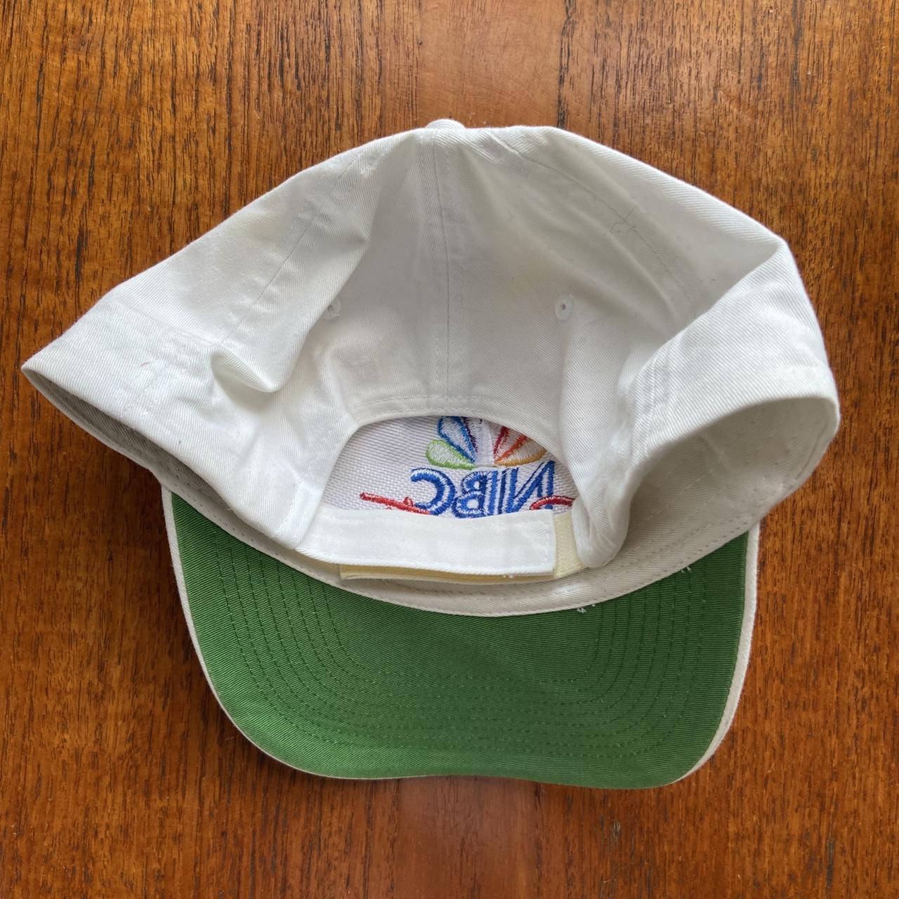 NBC Sports vintage 90s USA white SnapBack cap