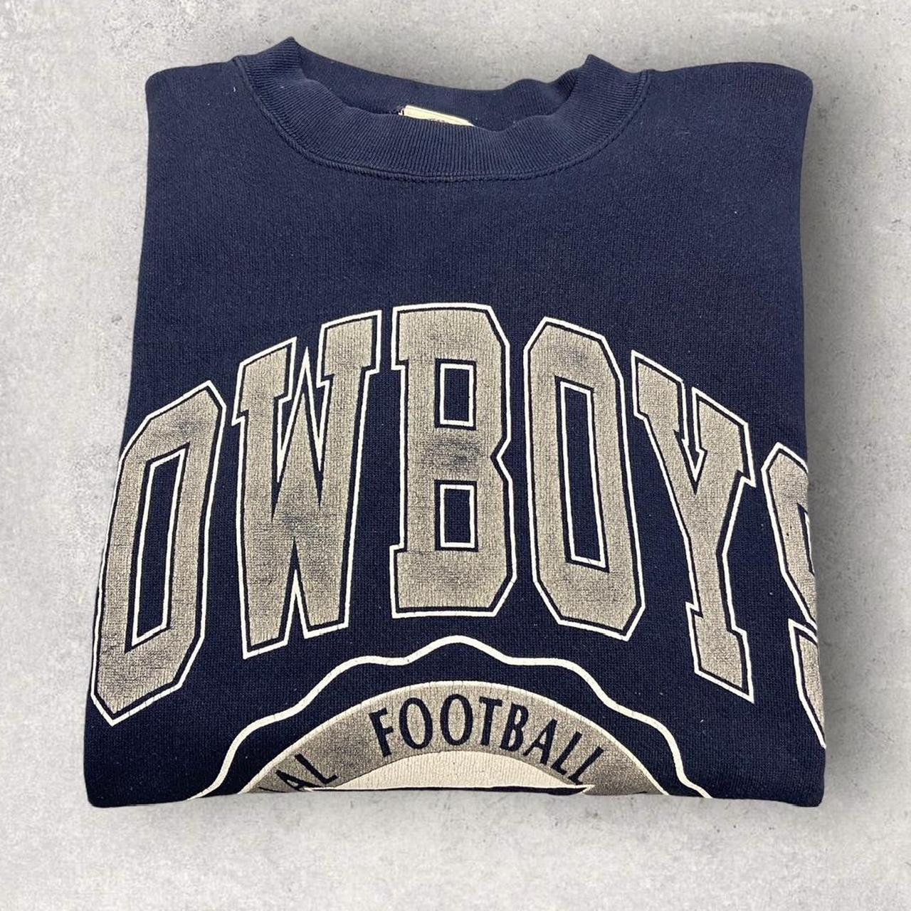 Vintage 90s USA Dallas Cowboys NFL American football promotional graphic sweatshirt